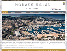 Tablet Screenshot of monaco-villas.com